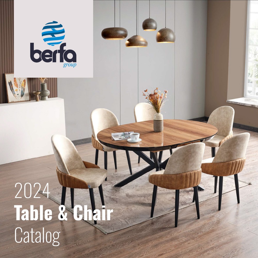 Berfa Dining Furniture Table and Chair Latest Design 2024