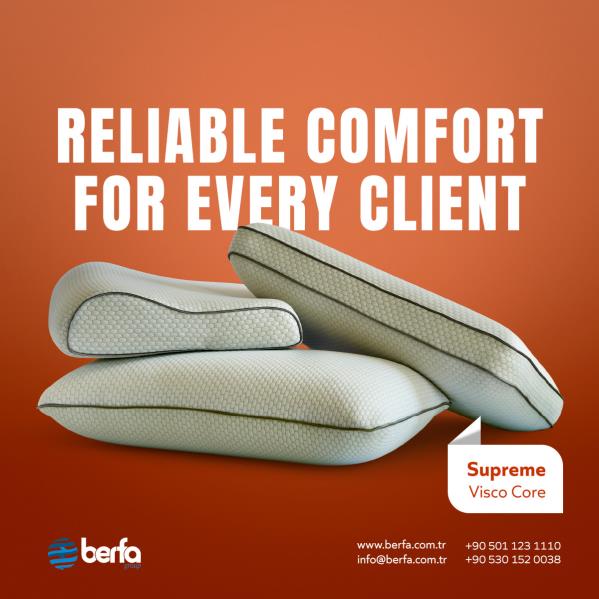 Berfa Group Turkey: Turkey's Premier Pillow Supplier and One of the Largest Pillow Factories Worldwide