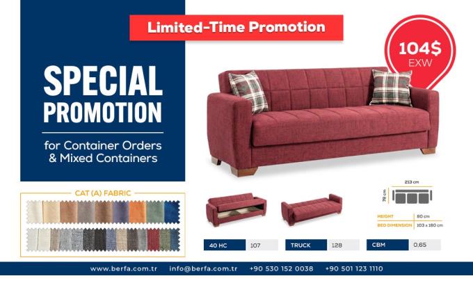Most Economical Sofa Supplier Turkey | Affordable Furniture & Sleeper Sofa Bed OEM Manufacturer