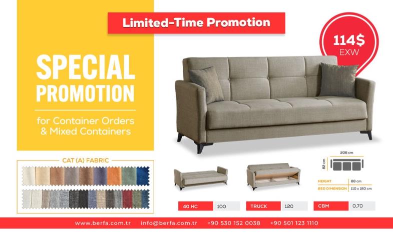 Partnering for Success: High-Performance Sleeper Sofa Solutions from Berfa Group Turkey