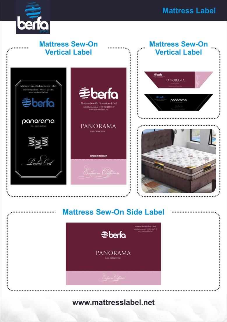Mattress Label & Mattress Sticker & Bed Label & Bed Sticker