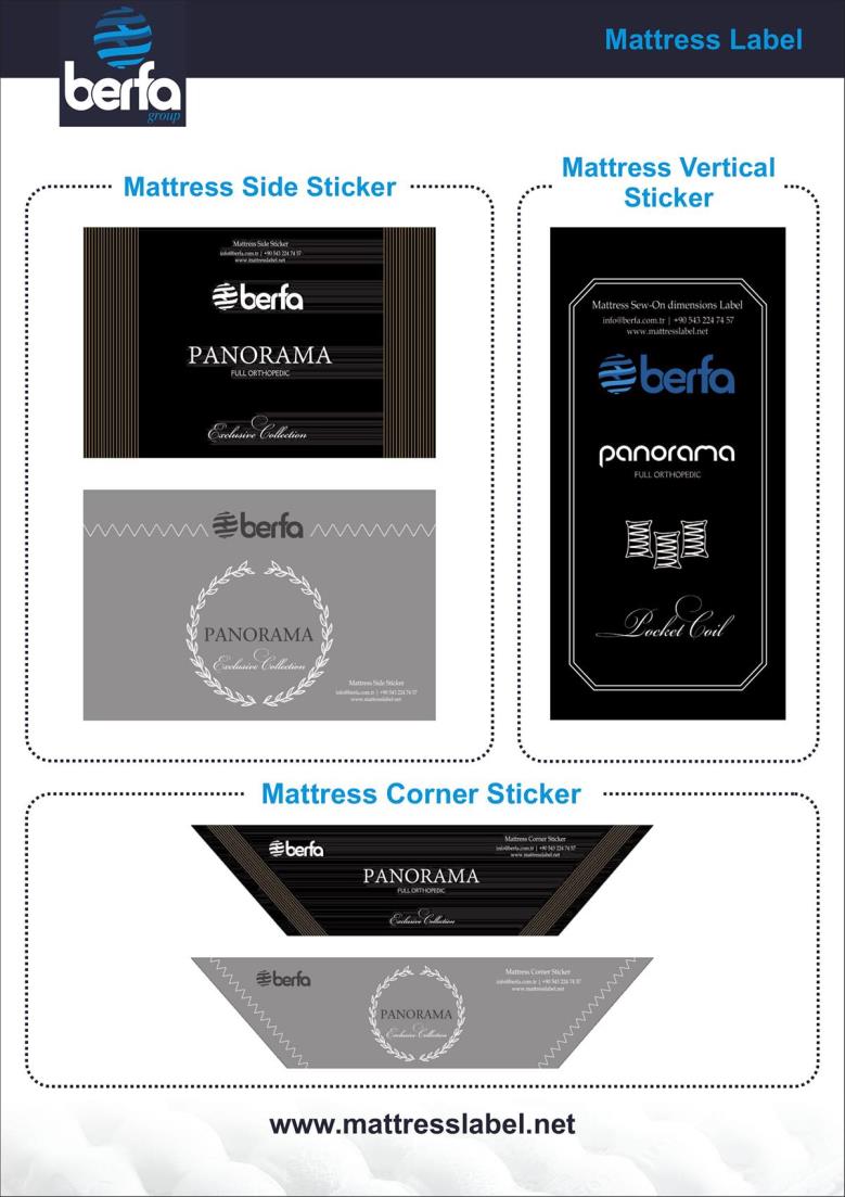 Mattress Label & Mattress Sticker & Bed Label & Bed Sticker