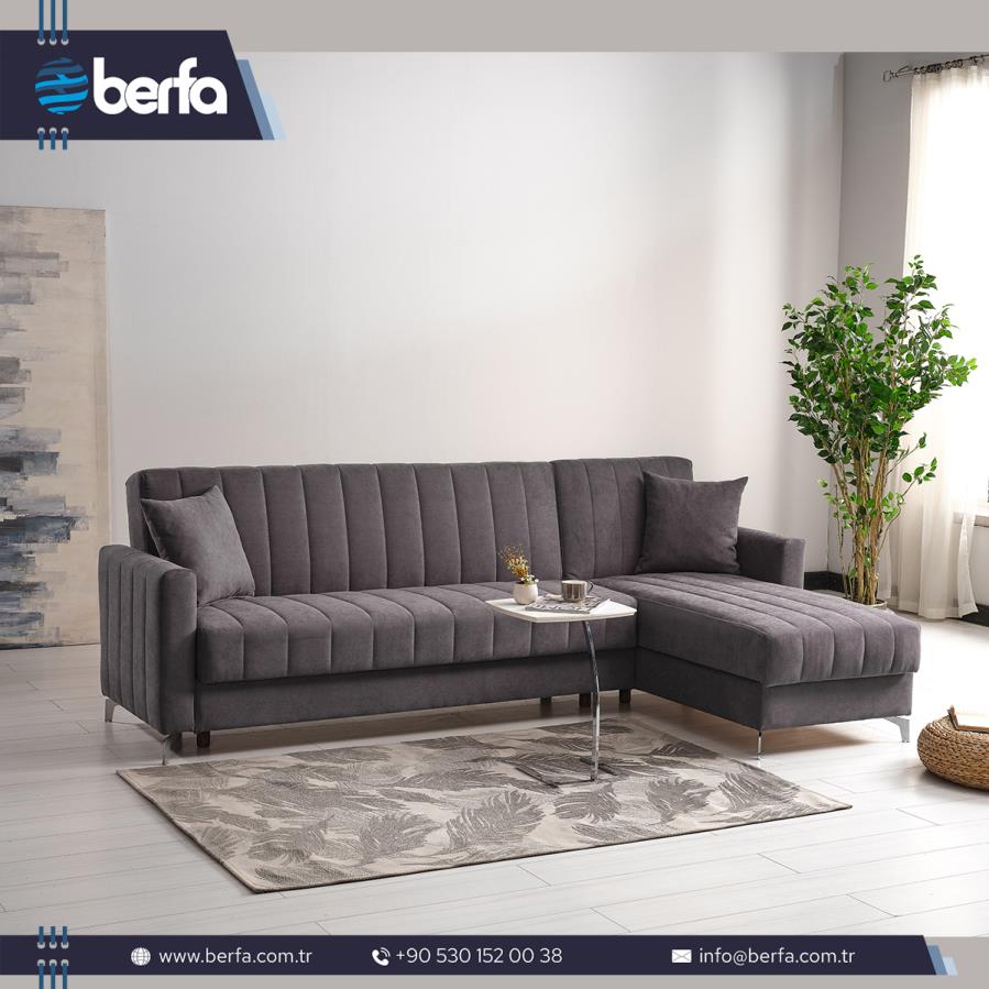 Berfa Convertible Corner Sofa bed with Storage